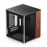 Jonsbo TK-0 BLACK computer case Black, Wood