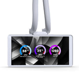 Phanteks Glacier One 360M25 LCD Processor All-in-one liquid cooler 12 cm White 1 pc(s)