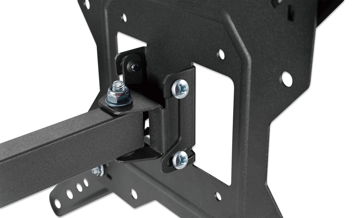 Manhattan Wall Mount for TV & Monitors (Full Motion), For screens 32" to 55", VESA compatability: all between 100x100mm and 400x400mm - check the dimensions of the four mounting holes on back of screen to ensure it fits, Max 30kg, Black, Bracket