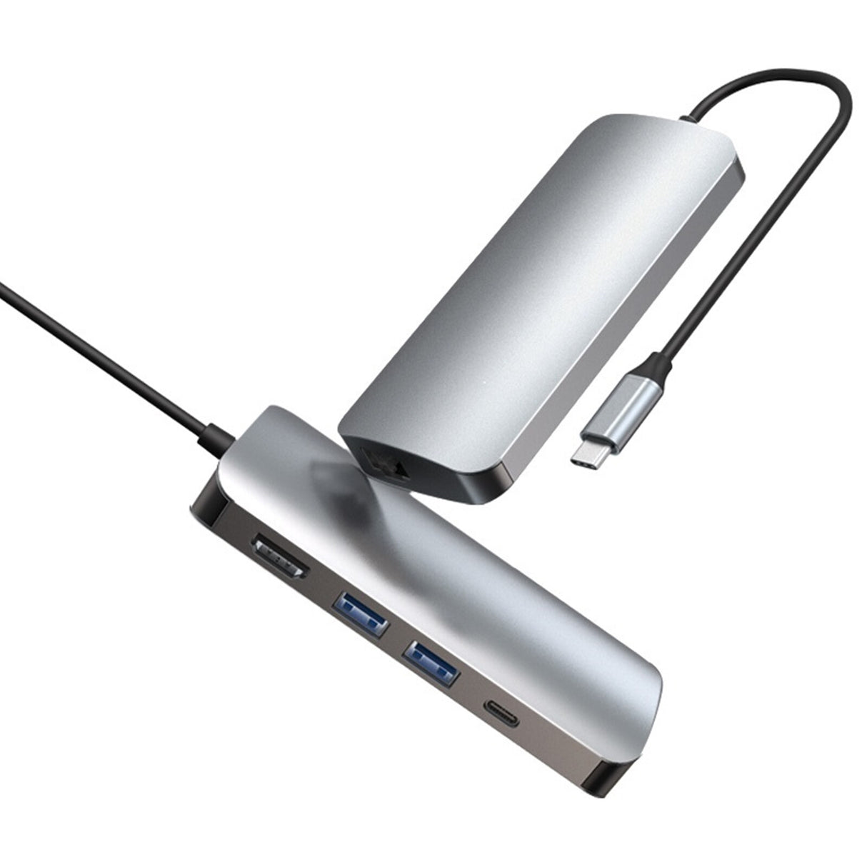 PREVO 501R laptop dock/port replicator Wired USB 3.2 Gen 1 (3.1 Gen 1) Type-C Silver