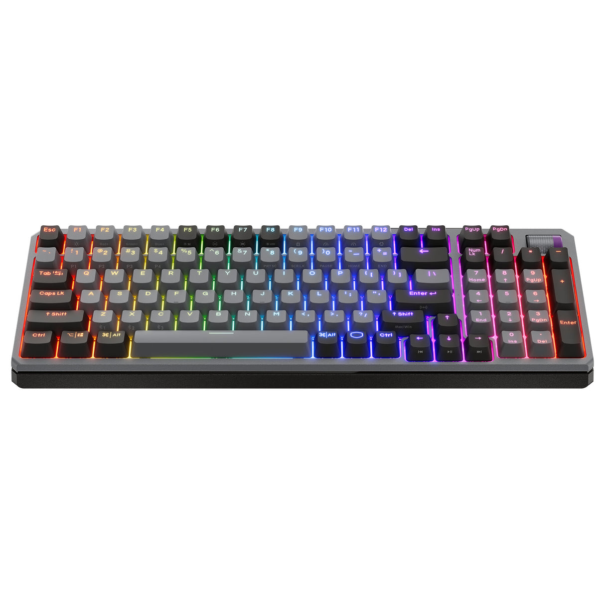 Cooler Master Peripherals MK770 keyboard Universal USB + RF Wireless + Bluetooth QWERTY UK English Dark Grey, Grey