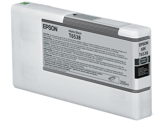 Epson T6538 Matte Black Ink Cartridge (200ml)
