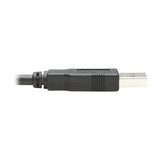 Tripp Lite U009-015-RJ45-X USB-A to RJ45 Rollover Console Cable (M/M) - Cisco Compatible, 250 Kbps, 15 ft. (4.57 m), Black