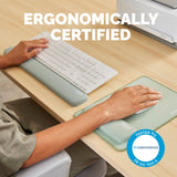Fellowes Keyboard Wrist Rest Breyta Keyboard Wrist Support with Antibacterial Protection Ergonomic Wrist Support Sage