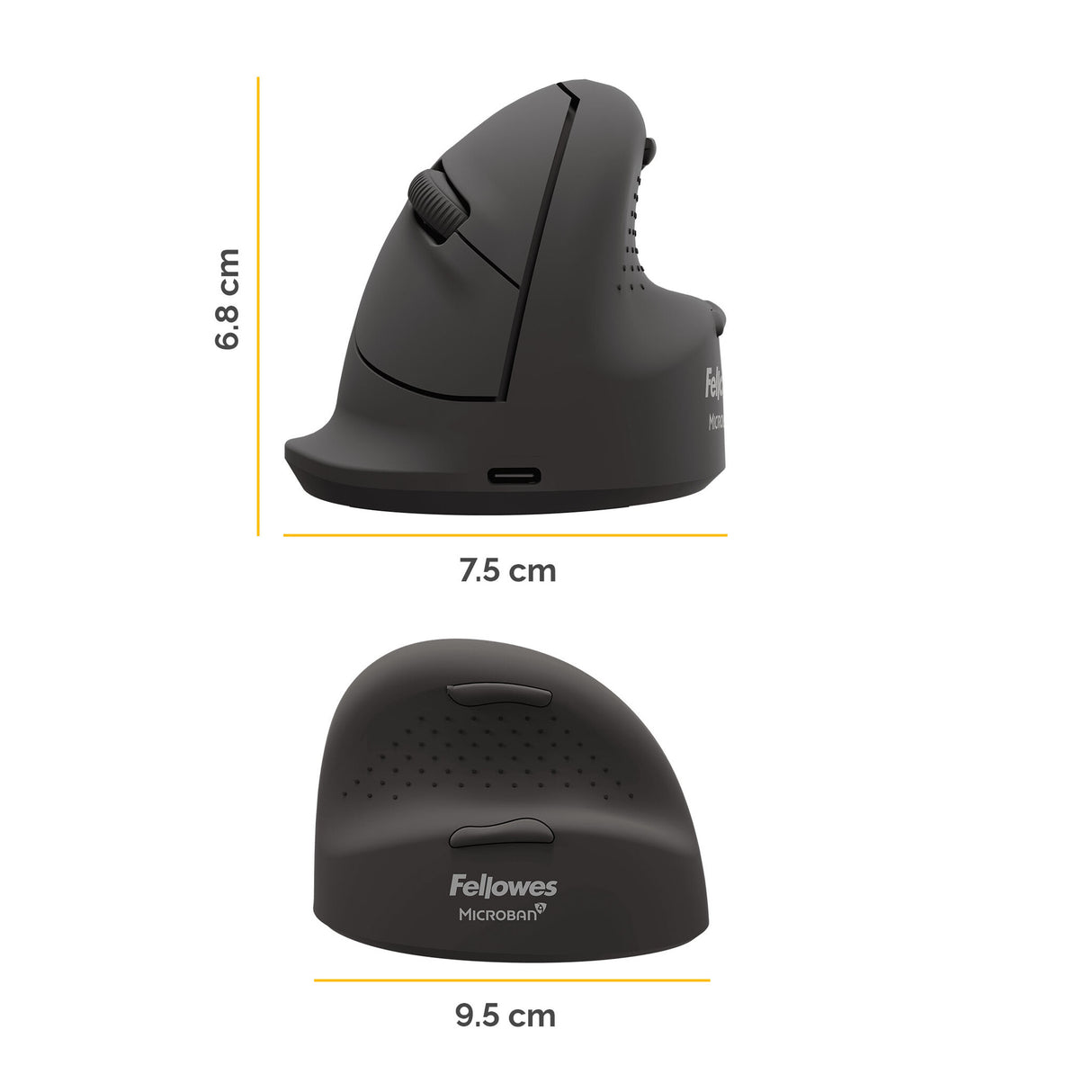 Fellowes Breyta Plus+ Vertical Mouse - Small Right