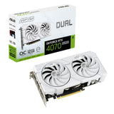 ASUS Dual -RTX4070S-O12G-EVO-WHITE NVIDIA GeForce RTX 4070 SUPER 12 GB GDDR6X