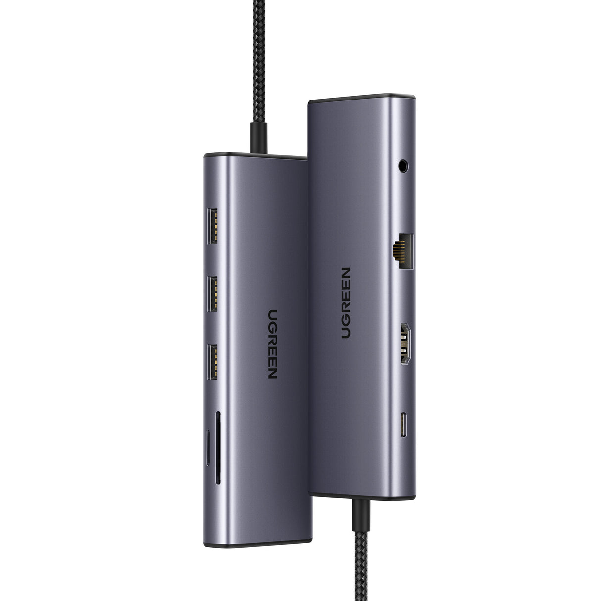 Ugreen Revodok USB-C 6-IN-1 Hub met 4K HDMI USB Type-C 10000 Mbit/s