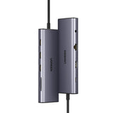 Ugreen Revodok USB-C 6-IN-1 Hub met 4K HDMI USB Type-C 10000 Mbit/s