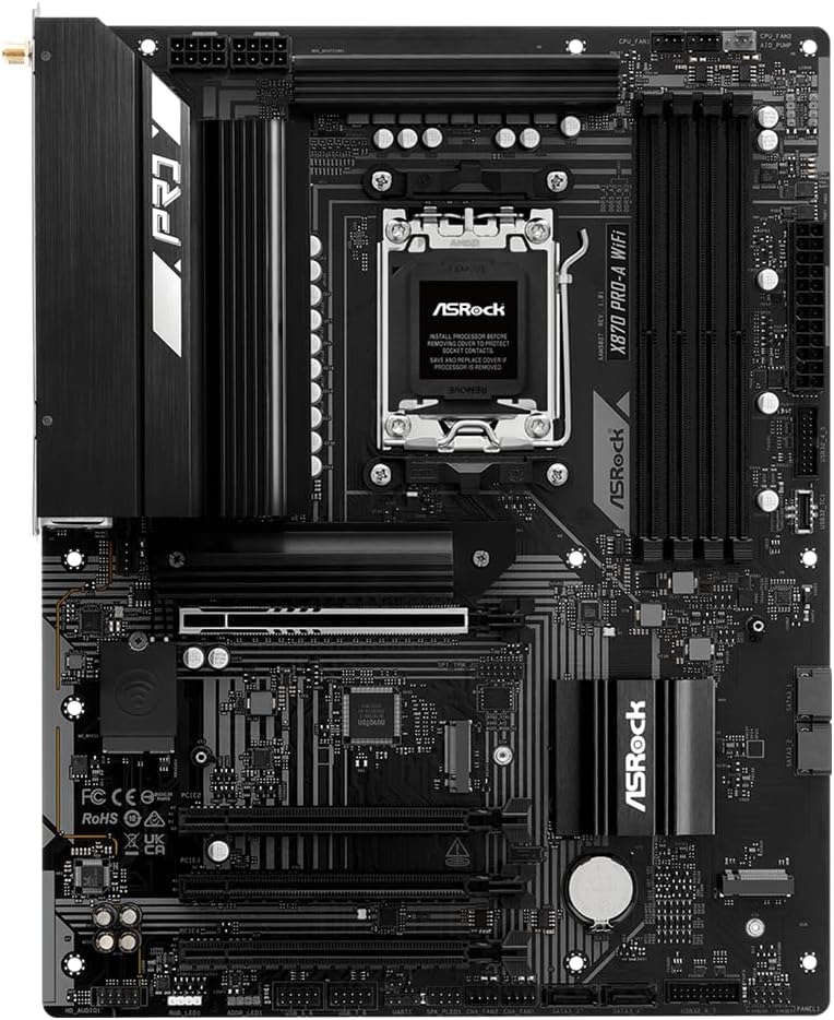 ASRock X870 Pro-A WiFi (Top PCIe Port Faulty)