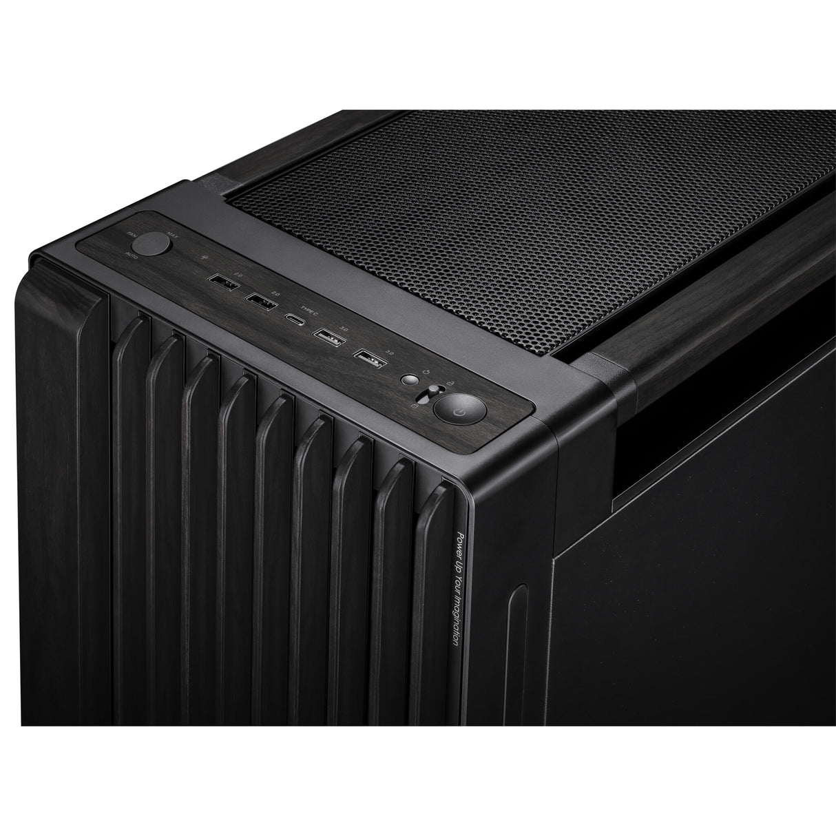 ASUS ProArt PA602 Wood Edition – Metal Panel Midi Tower Black