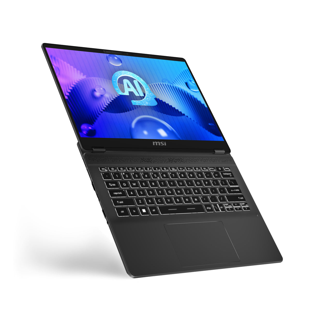MSI Prestige 14 AI STUDIO C1VEG-002UK Intel Core Ultra 7 155H Laptop 35.6 cm (14") 2.8K 32 GB DDR5-SDRAM 1 TB SSD NVIDIA GeForce RTX 4050 Wi-Fi 7 (802.11be) Windows 11 Pro Grey