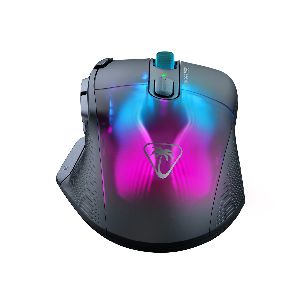 Turtle Beach Kone XP Air Black – Wireless Customizable Ergonomic RGB Gaming Mouse, Bluetooth, 19K DPI Optical Sensor, 100h Battery & Charging Dock, AIMO RGB Lighting, 4D Wheel