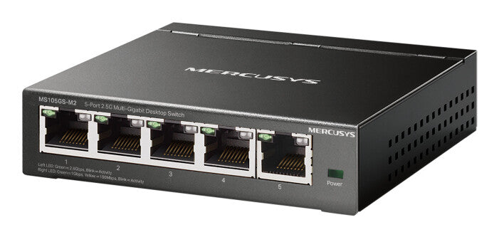 Mercusys MS105GS-M2 network switch Unmanaged Gigabit Ethernet (10/100/1000) Black