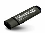 iStorage Kanguru Defender Elite30™ USB 3.0 256GB| Secure Flash Drive | FIPS 197 Certified, 256-bit AES hardware encryption (XTS Mode) | TAA Compliant|