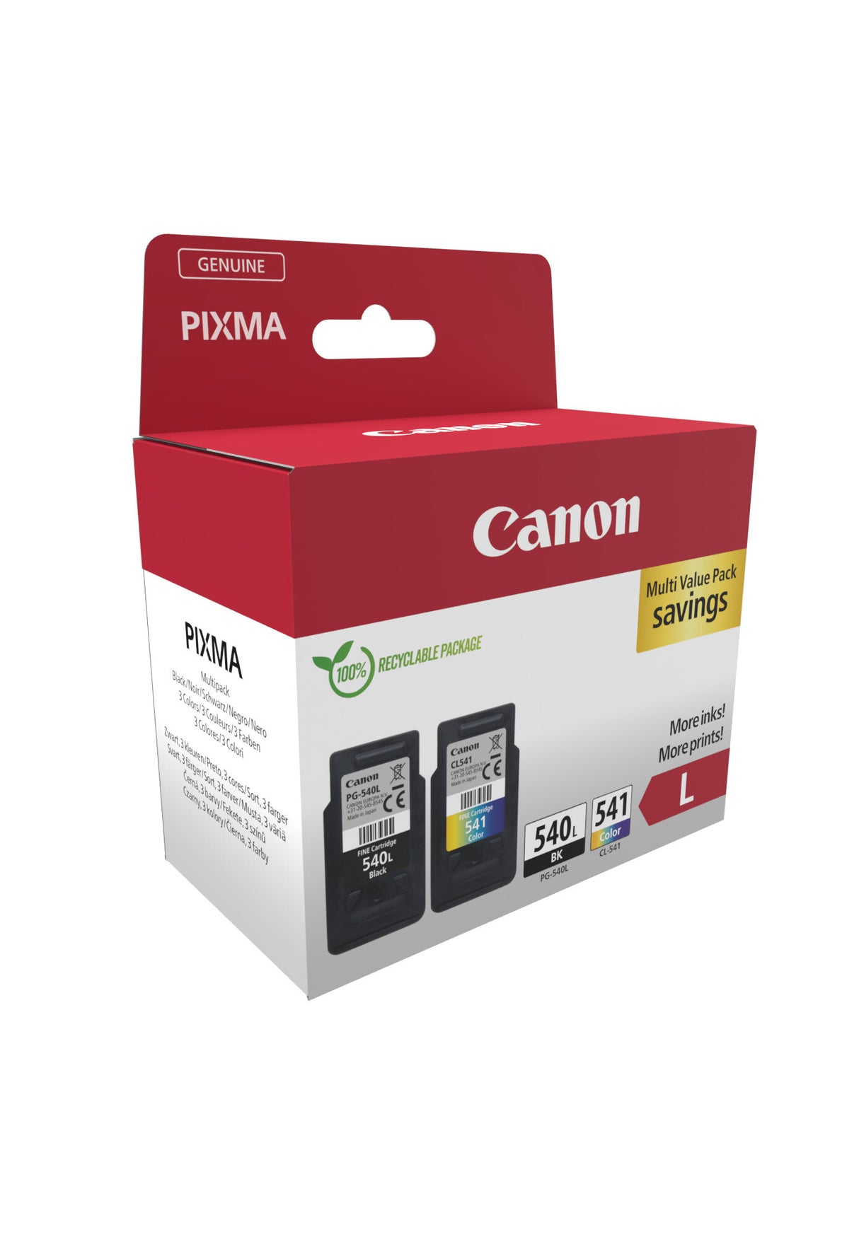 Canon 5224B013 ink cartridge 2 pc(s) Original Black, Cyan, Magenta, Yellow