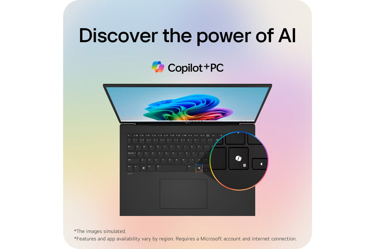 LG Gram 17Z90TL-G 17" Hybrid AI Copilot+ Laptop - Intel® Core™ Ultra 7 258V, 1TB SSD, 32 GB RAM - Black - [2025]