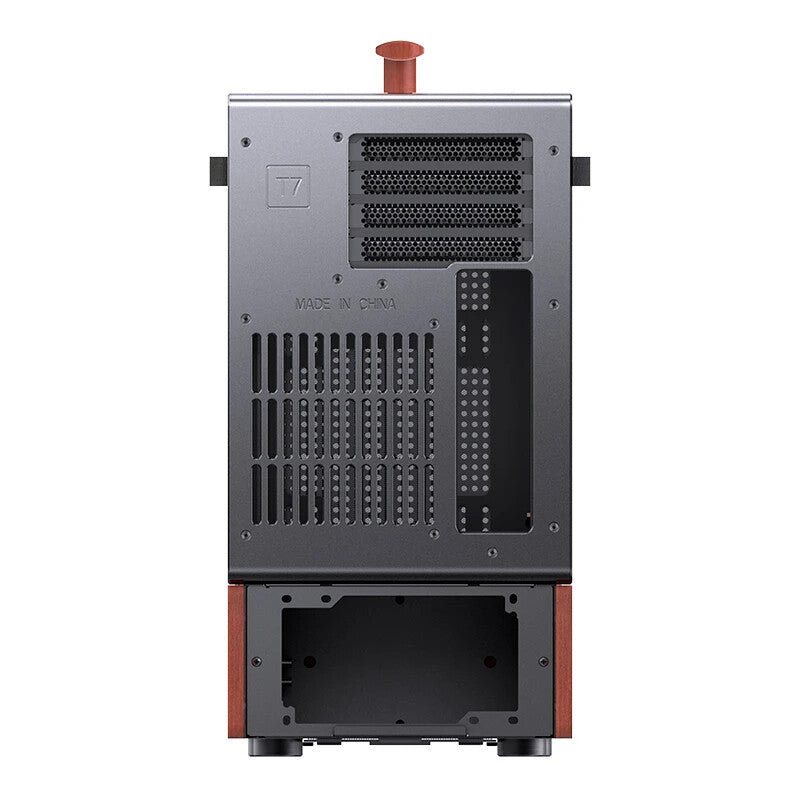 Jonsbo T7 Midi Tower Black, Wood