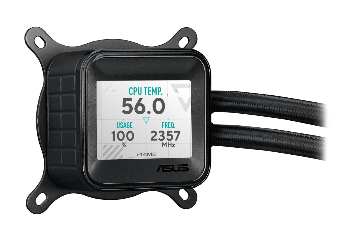 ASUS Prime LC 360 ARGB LCD Processor All-in-one liquid cooler 12 cm Black