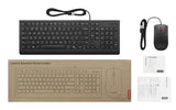 Lenovo 4X31R64425 keyboard Mouse included Home/Office USB Norwegian Black