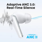 Soundcore Liberty 5 Wireless Noise Cancelling Earbuds, White