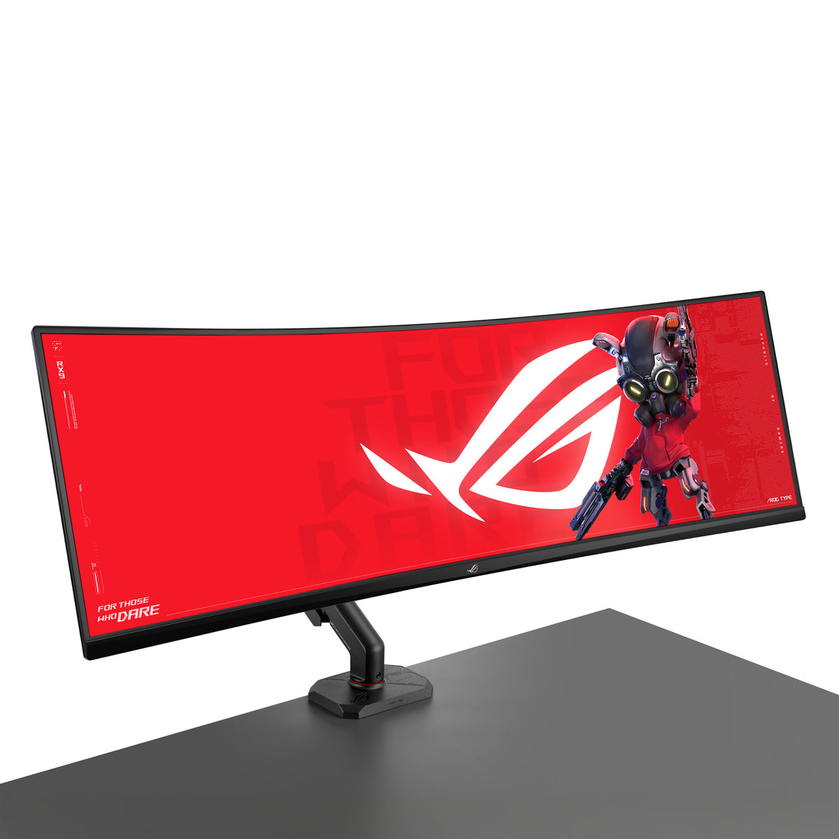 ASUS AAS01R 124.5 cm (49") Desk Black