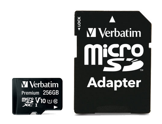 Verbatim Premium U1 256 GB MicroSDXC UHS-I Class 10