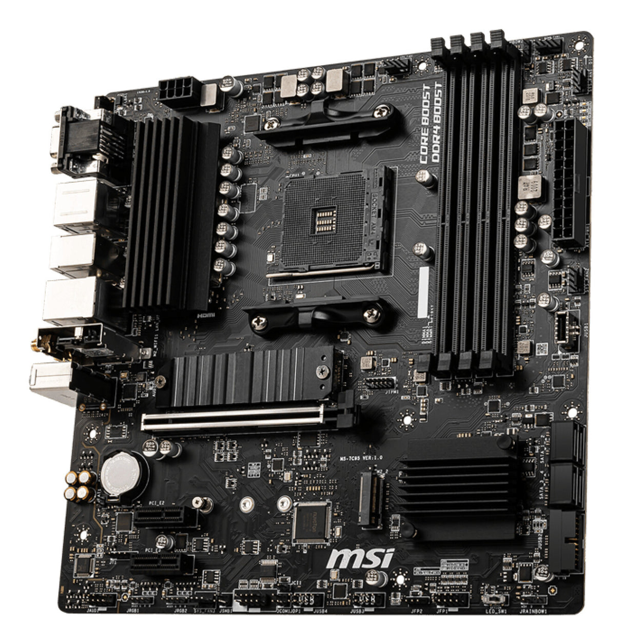 MSI B550M PRO-VDH WIFI motherboard AMD B550 Socket AM4 micro ATX