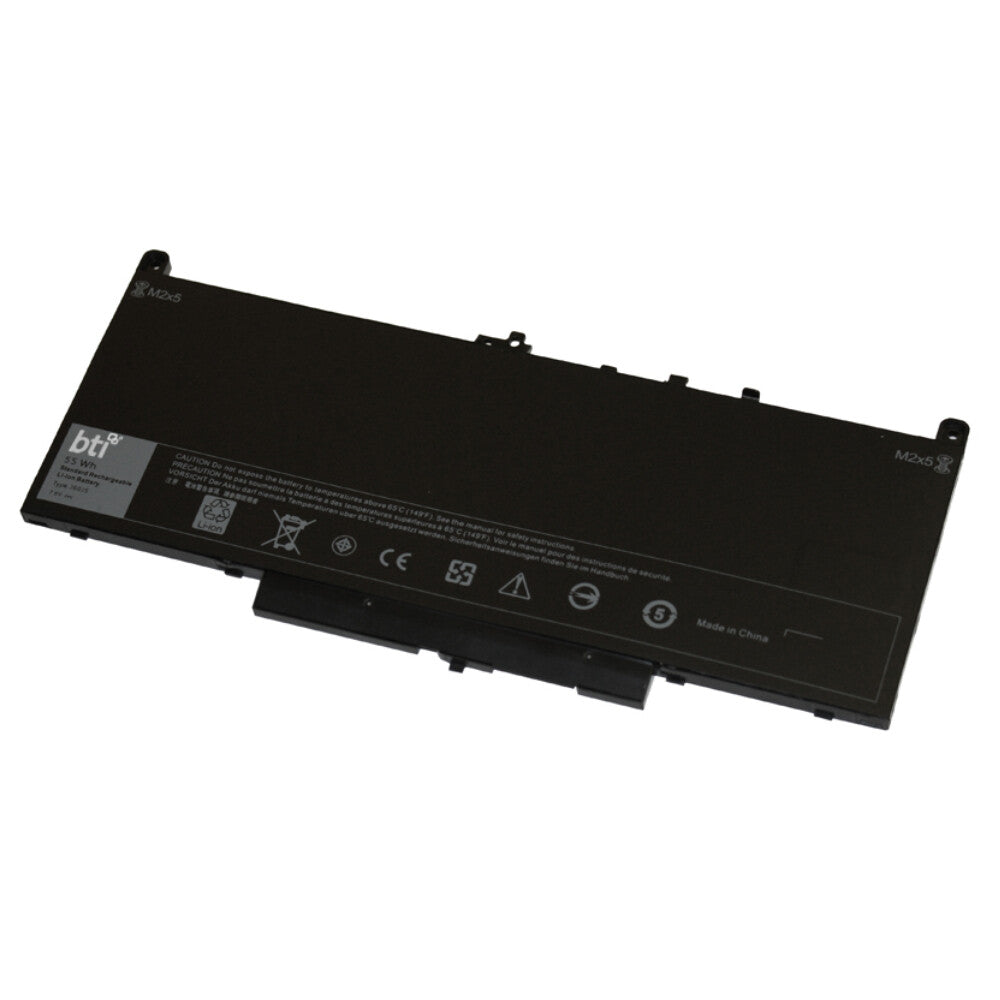 BTI Replacement battery for Dell Latitude E7270 E7470 4 Cell 54Wh Battery Type J60J5 MC34Y 1W2Y2 242WD