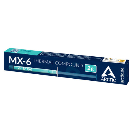 Compuesto térmico Arctic MX-6, jeringa de 2 g, alto rendimiento