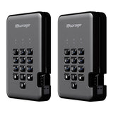 iStorage diskAshur PRO² HDD 500GB | Secure Portable Hard Drive |FIPS 140-2 Level 3 certified | AES-XTS 256-bit Hardware Encryption | PIN protected | OS & Platform Independent |GDPR, TAA Compliant|Brute force hack defence | Dust/Water Resistant