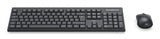 Hama WKM-100 keyboard Mouse included Universal RF Wireless QWERTY UK International Black