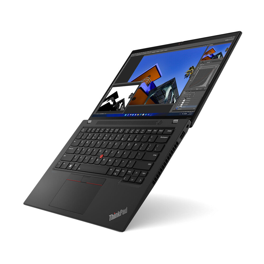 Lenovo ThinkPad P14s Intel® Core™ i7 i7-1360P Mobile workstation 35.6 cm (14") WUXGA 16 GB LPDDR5x-SDRAM 512 GB SSD NVIDIA RTX A500 Wi-Fi 6E (802.11ax) Windows 11 Pro Black