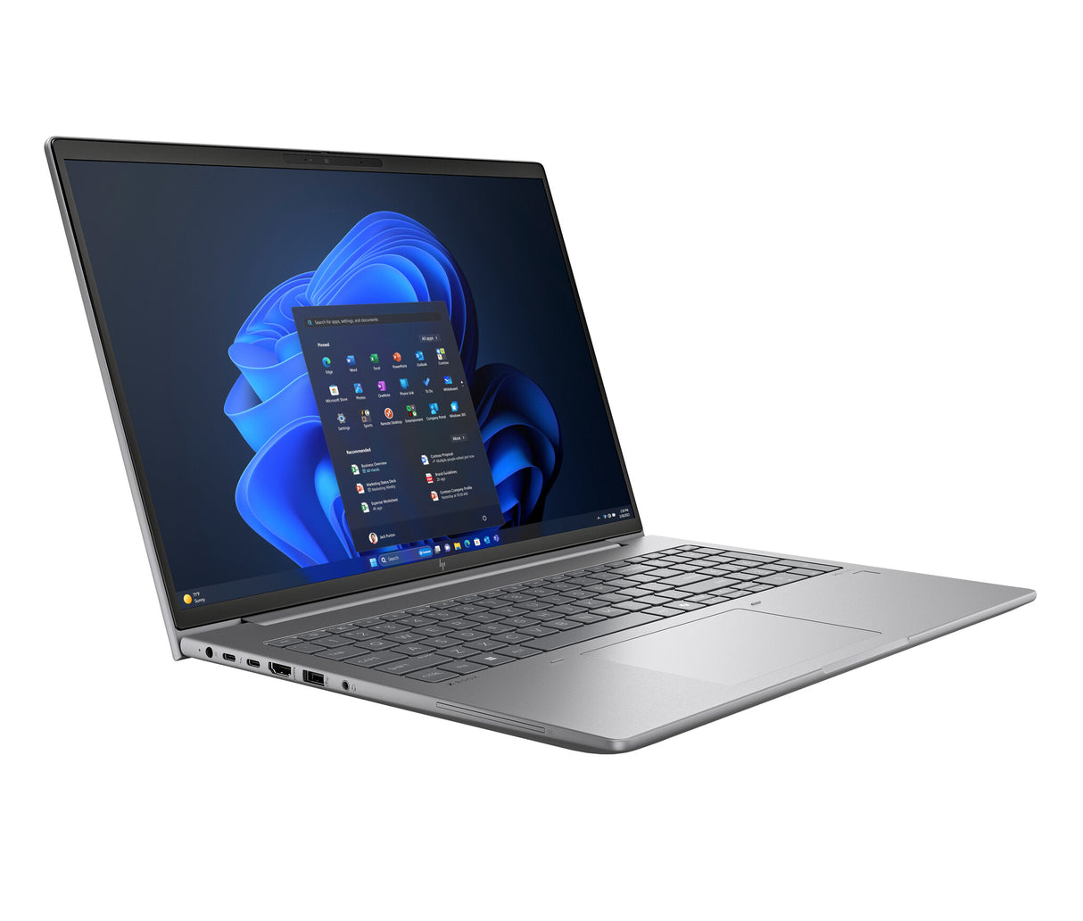 HP ZBook Power G11 A AMD Ryzen™ 9 8945HS Mobile workstation 40.6 cm (16") WQXGA 64 GB DDR5-SDRAM 1 TB SSD Wi-Fi 6E (802.11ax) Windows 11 Pro AI PC Grey
