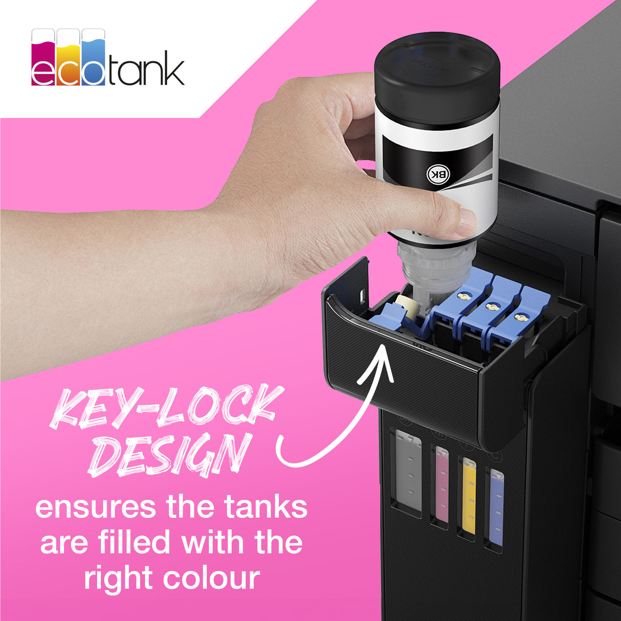 Epson 113 EcoTank Pigment Yellow ink bottle