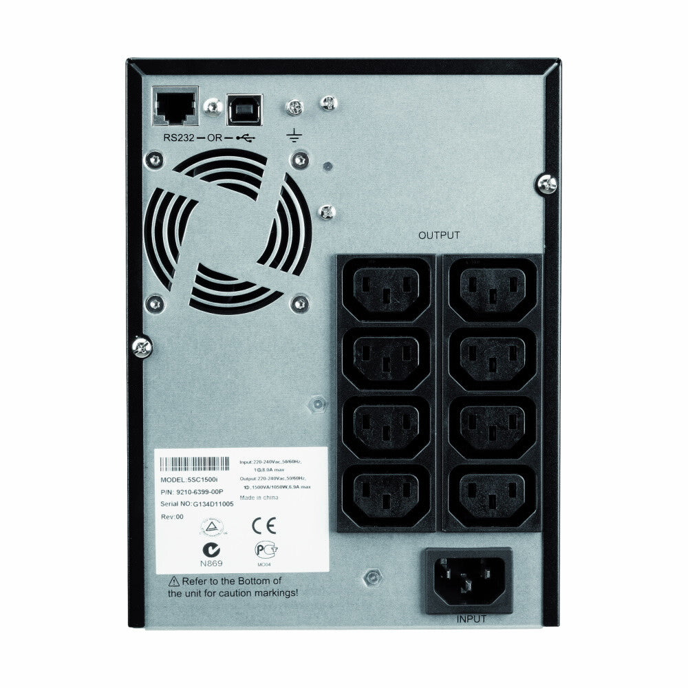 Eaton 5SC1500IBS uninterruptible power supply (UPS) Line-Interactive 1.5 kVA 1050 W 8 AC outlet(s)