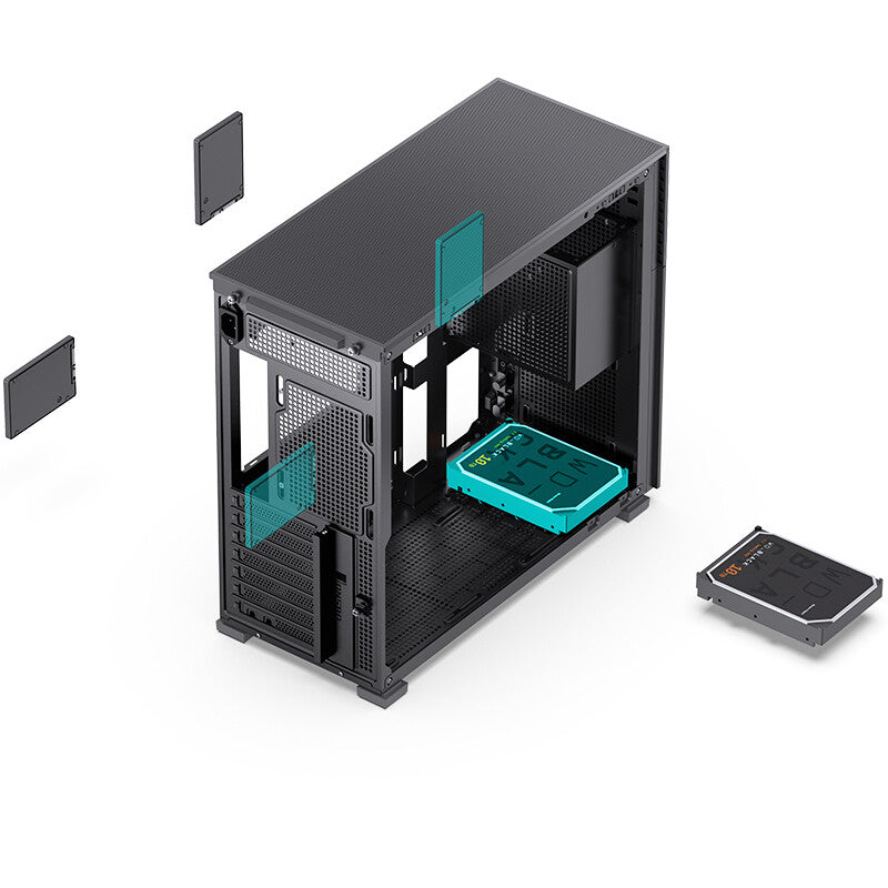 Jonsbo D41 STD Midi Tower Black