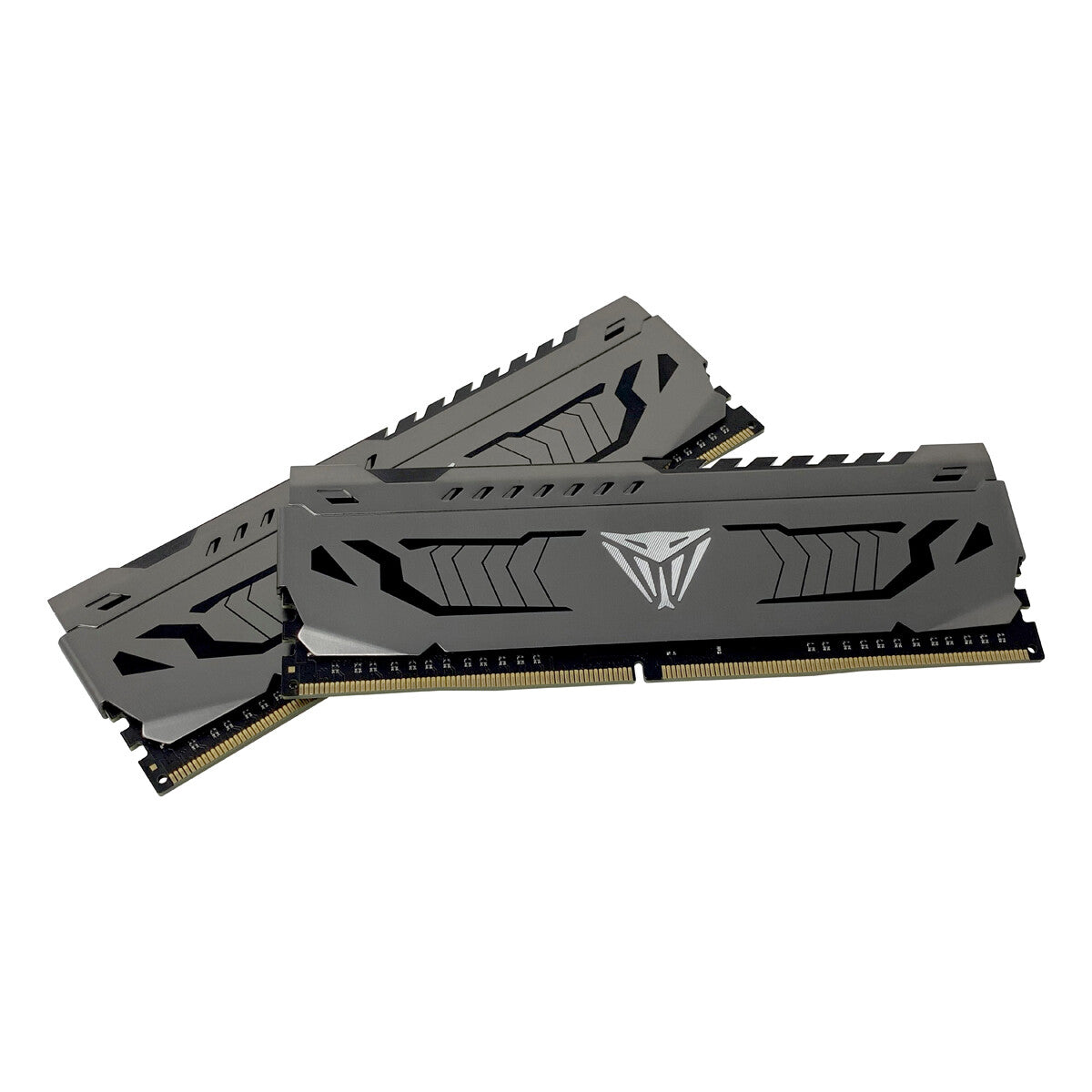 Kit de memoria del sistema Patriot Viper Steel DDR4 de 16 GB (2 x 8 GB) de 3200 MHz con escudo térmico gris plomizo