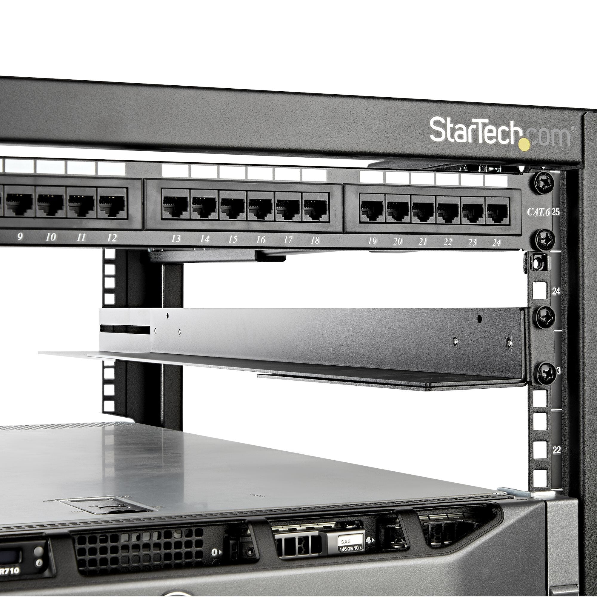 StarTech.com 1U 19 inch Server Rack Rails - 24-36 inch Adjustable Dept ...