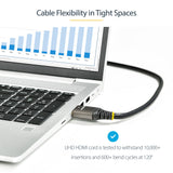 StarTech.com 6ft (2m) HDMI 2.1 Cable 8K - Certified Ultra High Speed HDMI Cable 48Gbps - 8K 60Hz/4K 120Hz HDR10+ eARC - Ultra HD 8K HDMI Cable - Monitor/TV/Display - Flexible TPE Jacket