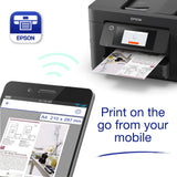 Epson WorkForce WF-4820DWF C11CJ06401 Impresora de inyección de tinta, A4, color, inalámbrica y Ethernet, todo en uno con fax, dúplex