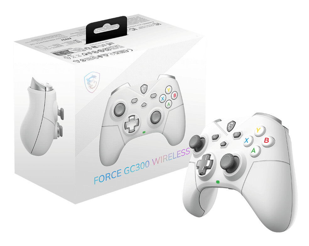 MSI FORCE GC300 WIRELESS WHITE USB 2.0 Gamepad Analogue PC