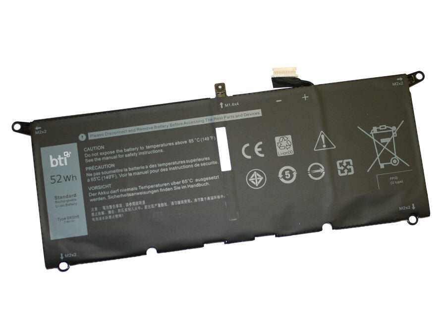 BTI G8VCF compatible 52Wh 4-cell battery for DELL XPS