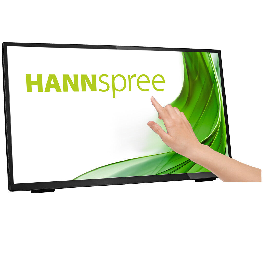 Hannspree HT248PPB computer monitor 60.5 cm (23.8") 1920 x 1080 pixels Full HD LED Touchscreen Tabletop Black