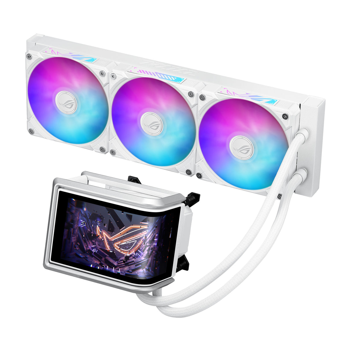 ASUS ROG RYUO IV 360 ARGB WHT Processor All-in-one liquid cooler 12 cm White