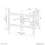 Neomounts WL40-550BL16 TV mount wall 40-65" - full motion - easy install