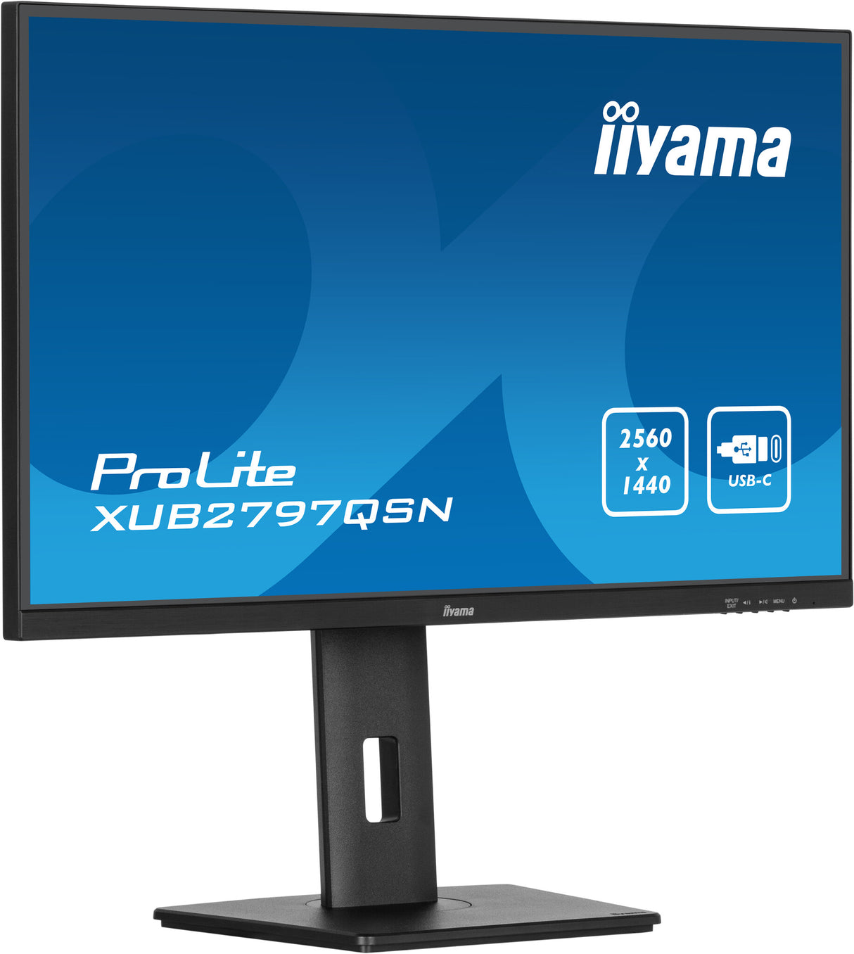 iiyama ProLite XUB2797QSN-B1 computer monitor 68.6 cm (27") 2560 x 1440 pixels Wide Quad HD LED Black