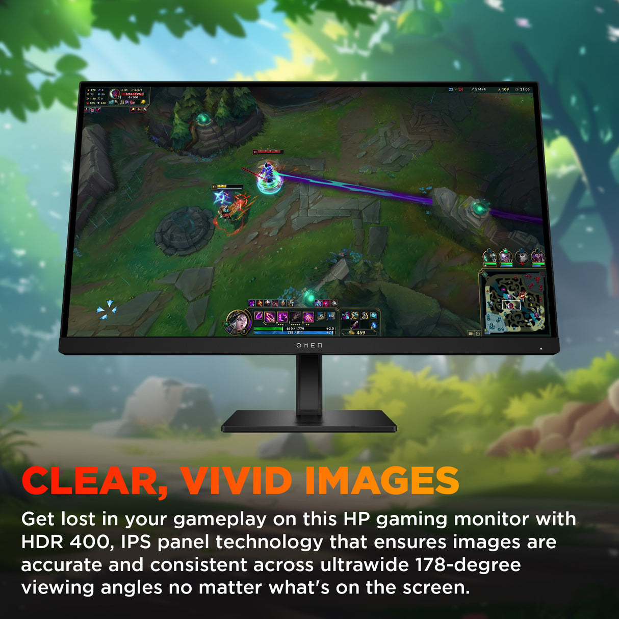 HP OMEN 27 inch QHD 180Hz Gaming Monitor - 27q G2