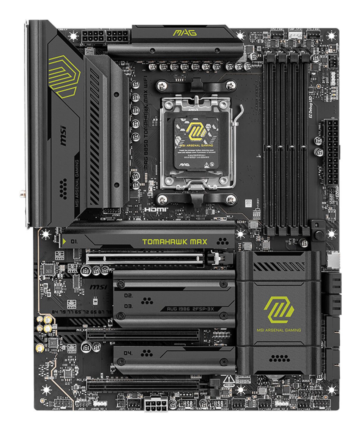 MSI MAG B850 TOMAHAWK MAX WIFI motherboard AMD B850 Socket AM5 ATX