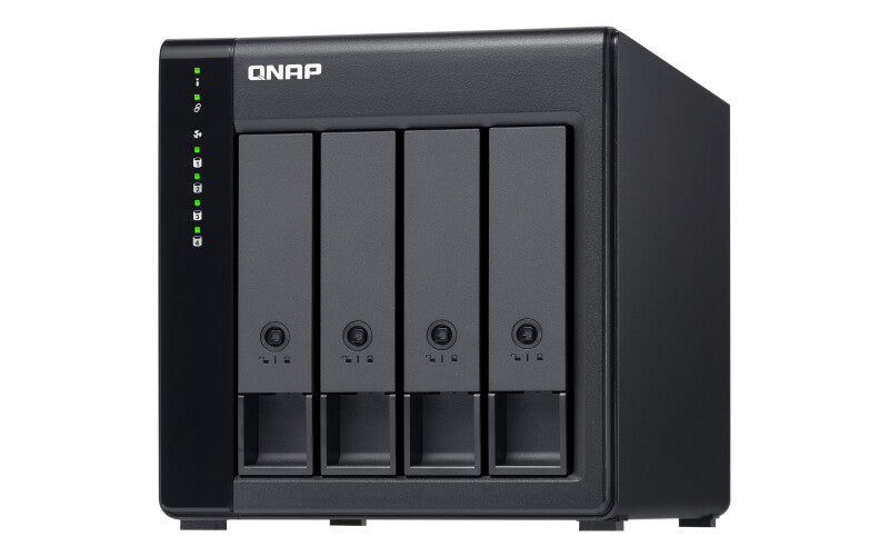 QNAP TL-D400S storage drive enclosure HDD/SSD enclosure Black, Grey 2.5/3.5"