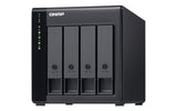 QNAP TL-D400S storage drive enclosure HDD/SSD enclosure Black, Grey 2.5/3.5"